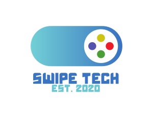 Swipe Joypad Button logo design