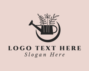 Leaves Gardening Plant logo