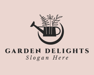 Leaves Gardening Plant logo design