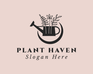 Leaves Gardening Plant logo design