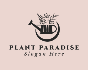 Leaves Gardening Plant logo design