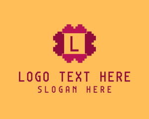 Pixelated Game Console logo