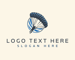 Parachute Skydiving Travel  logo