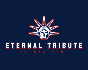 American Statue of Liberty logo design