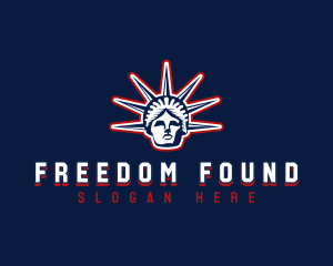 American Statue of Liberty logo design