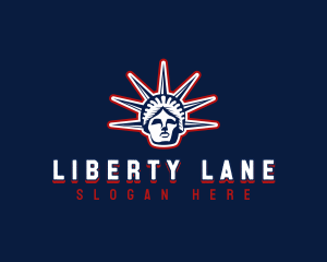 American Statue of Liberty logo design