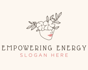 Floral Beauty Face Skincare logo design