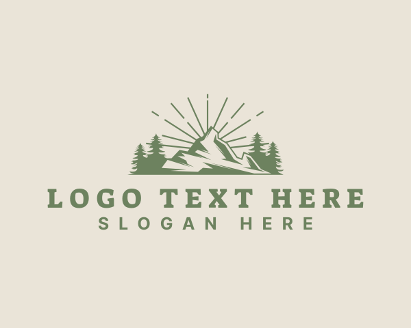 Hiking logo example 3