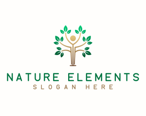 Nature Human Tree  logo design