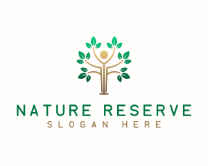 Nature Human Tree  logo design