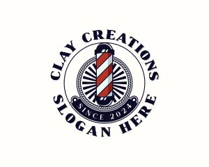 Barber Haircut Barbershop Logo