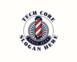 Barber Haircut Barbershop Logo