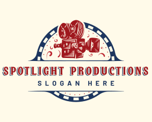 Film Camera Production Media logo design