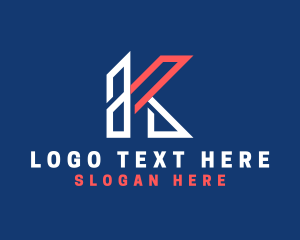 Generic Business Firm Letter K logo design