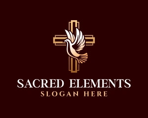 Sacred Cross Dove logo