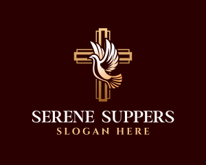 Sacred Cross Dove logo