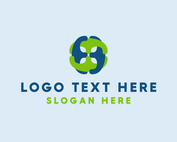 Interlocking logo example 3