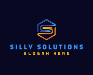 Industrial Fabrication Letter S logo design