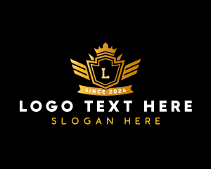 Shield Crest Insignia logo