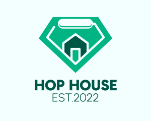 House Renovation Paint logo design