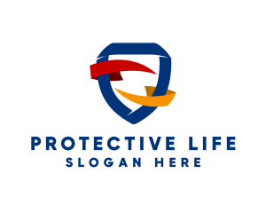 Business Shield Protection logo design