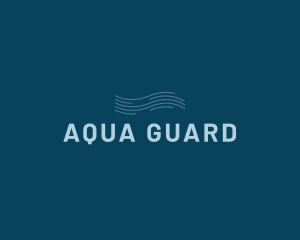 Water Aqua Wave logo design