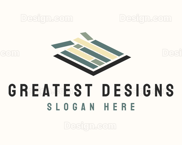 Floorboard Floor Tile Logo