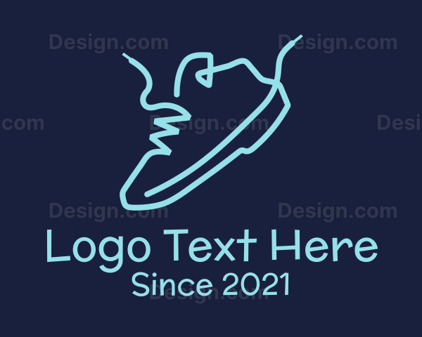 Minimalist Sneaker Laces Logo