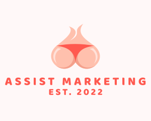 Garlic Bikini Butt logo design