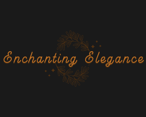 Elegant Botanical Foliage logo design