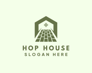 House Floor TIling logo design