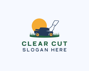 Lawncare Grass Cutting logo design