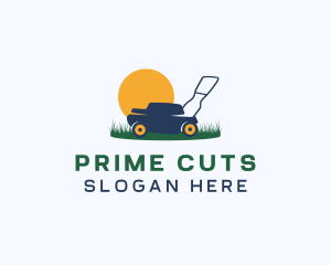 Lawncare Grass Cutting logo design