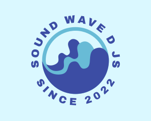 Sea Water Wave logo design