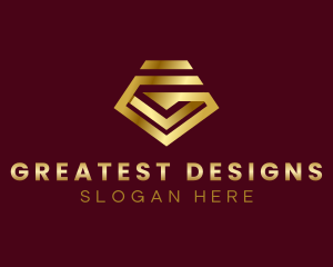 Luxury Shield Business Letter G logo design