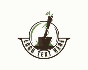 Gardening Planting Shovel logo