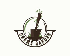 Gardening Planting Shovel logo design