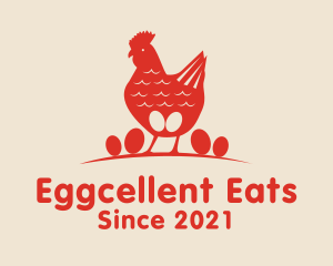 Poultry Chicken Egg  logo design