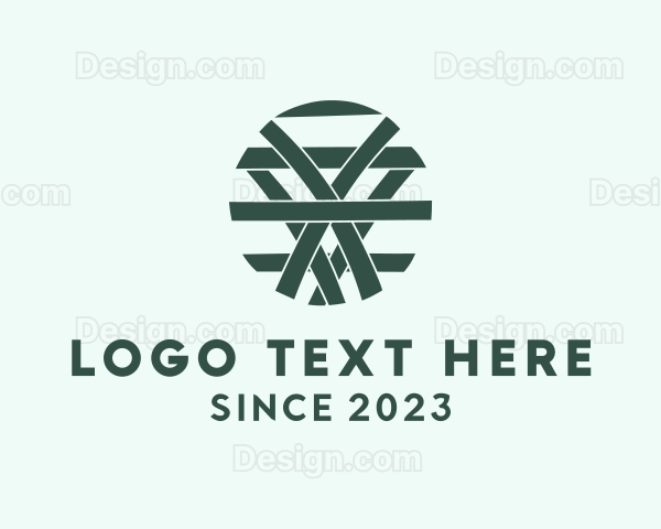 Fabric Weave Textile Logo