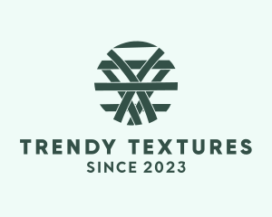 Fabric Weave Textile  logo design