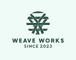 Fabric Weave Textile  logo