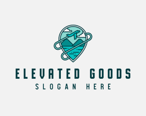 Plane Mountain Travel logo design