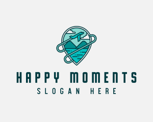 Plane Mountain Travel logo design