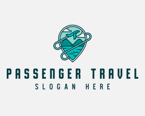 Plane Mountain Travel logo design