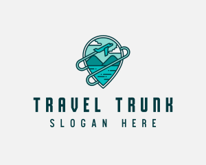 Plane Mountain Travel logo design