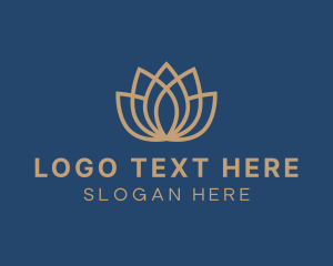 Elegant Lotus Flower Logo