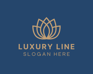 Elegant Lotus Flower logo design