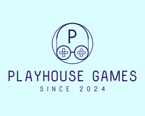 Game Controller Eyeglasses logo design