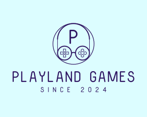 Game Controller Eyeglasses logo design