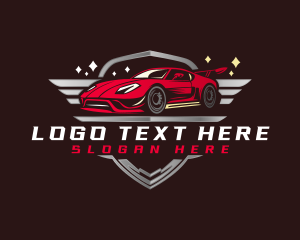 Detailing Car Automotive logo